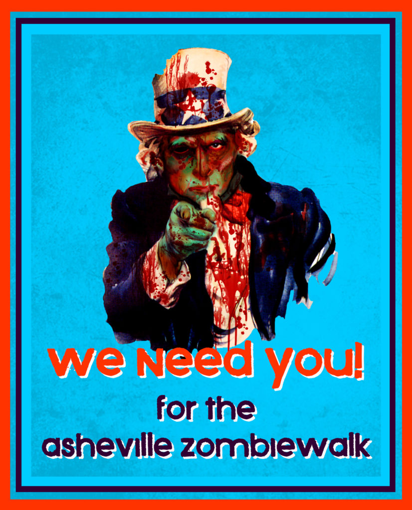 Want to be the fresh brains behind the Asheville Zombiewalk?